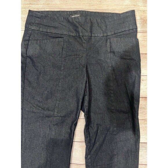 Lord & Taylor black pull on Stretch jeans size 10 - Picture 2 of 6